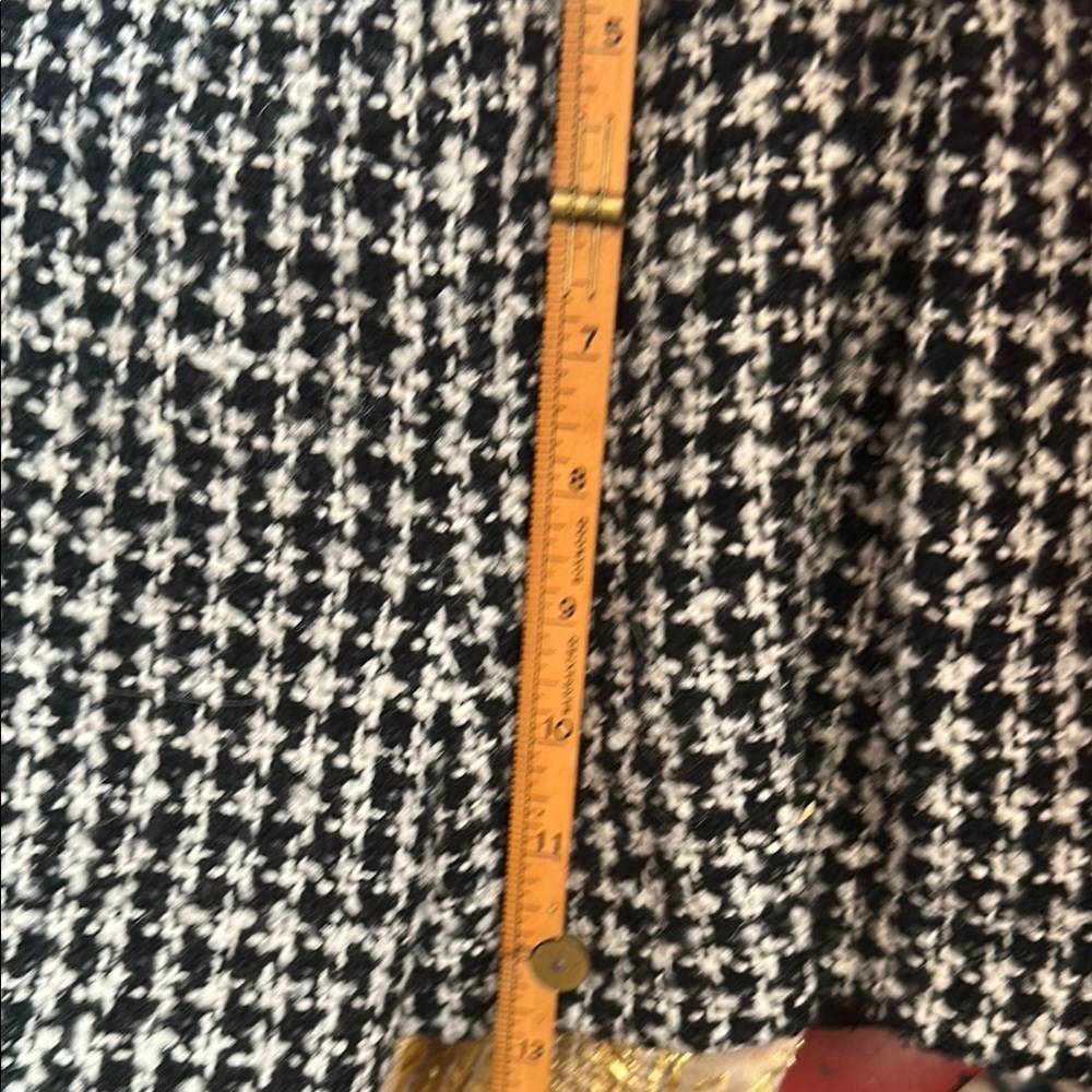 L'AGENCE Black and White Houndstooth Mini Shorts - Picture 10 of 10